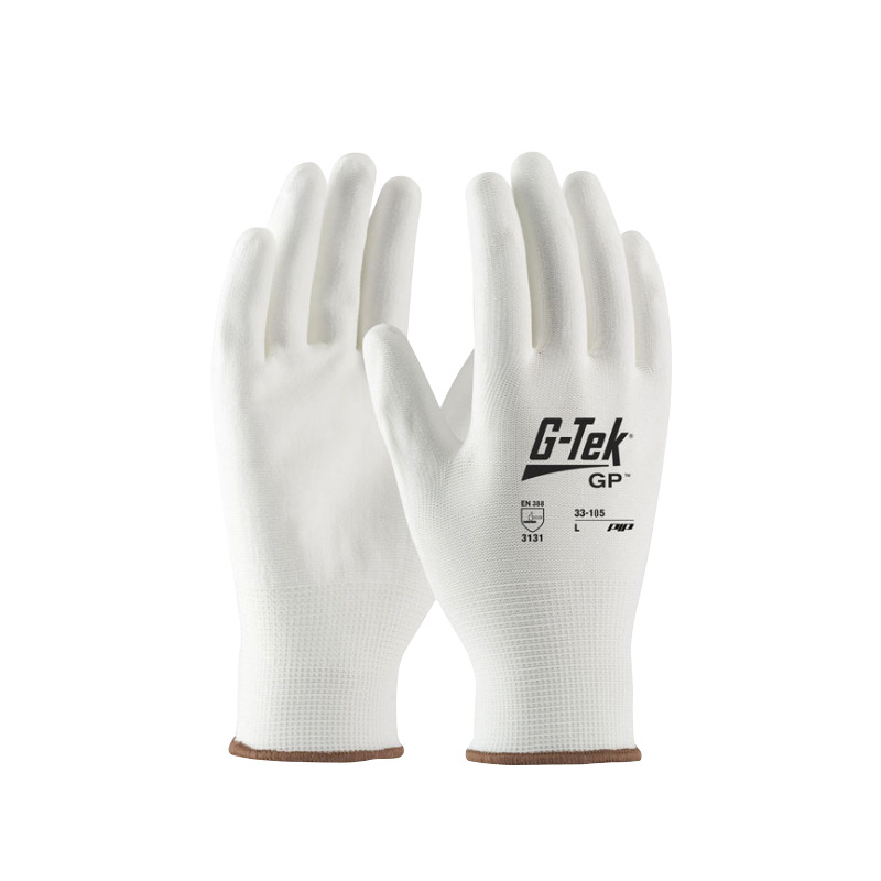 PIP 33-105耐磨透气PU涂层劳保手套